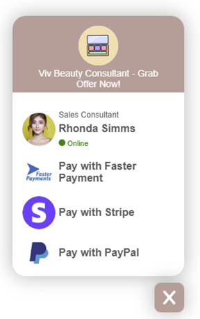 payment widget